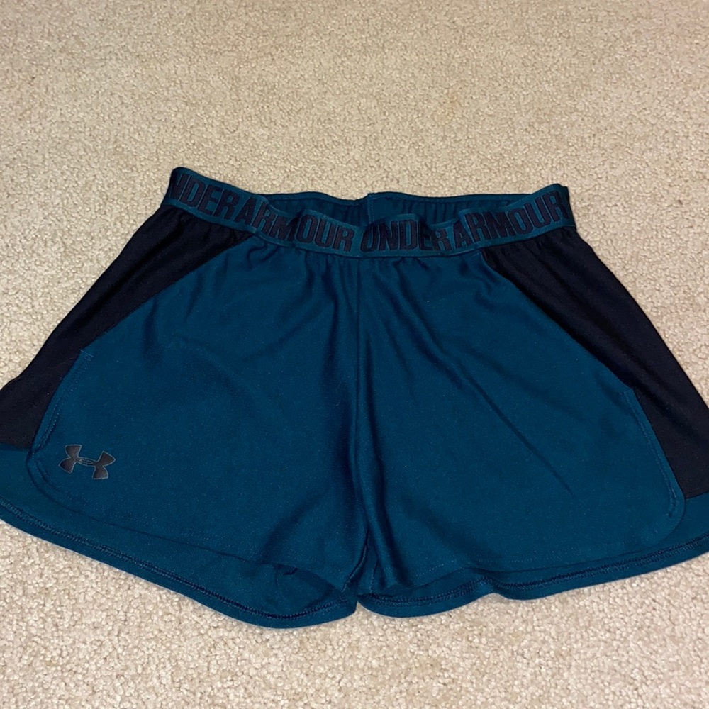 Under Armour Green/Blue Color Shorts